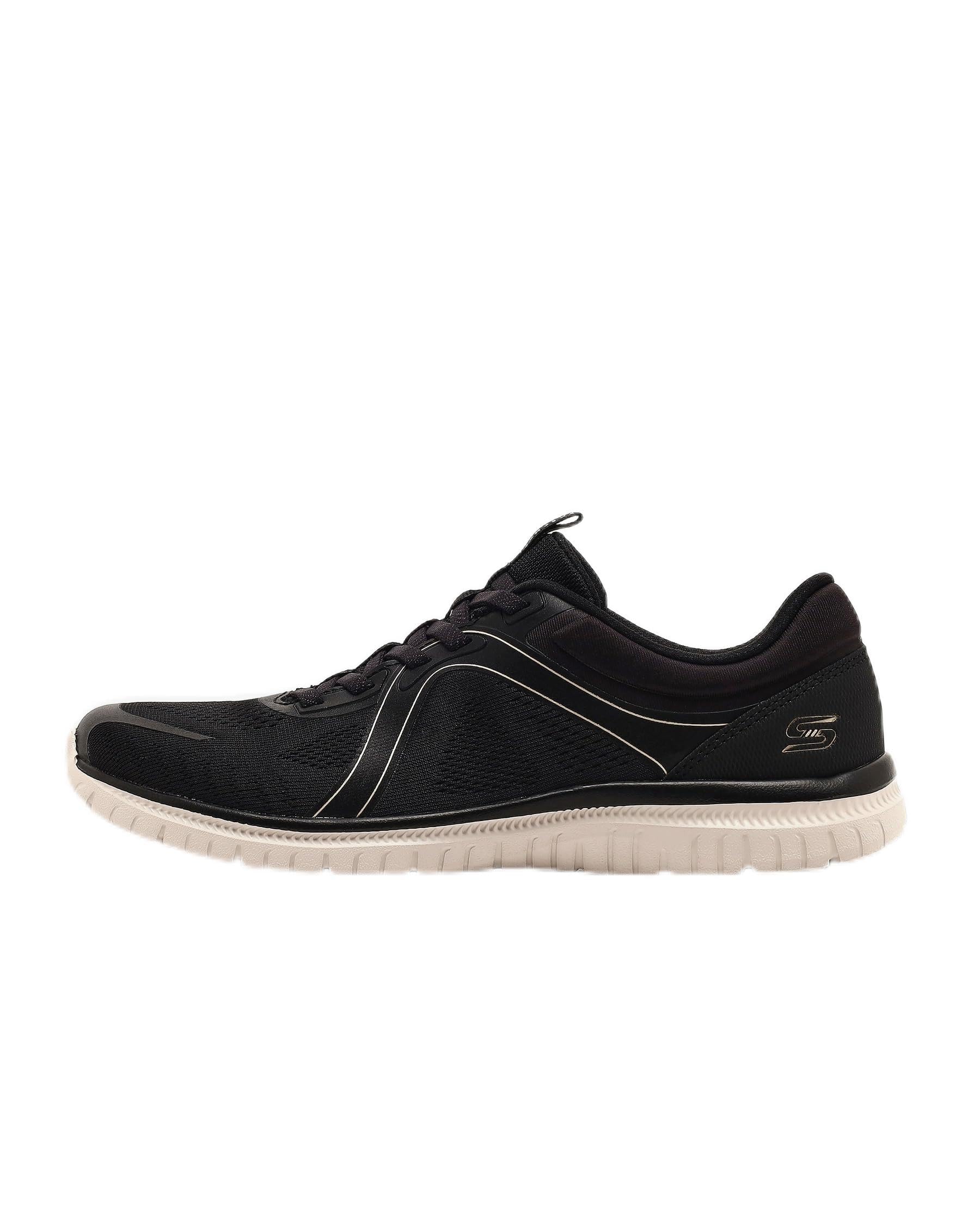 Skechers VIRTUE 104436 BKW Kadın Günlük Ayakkabı Siyah 38 EU