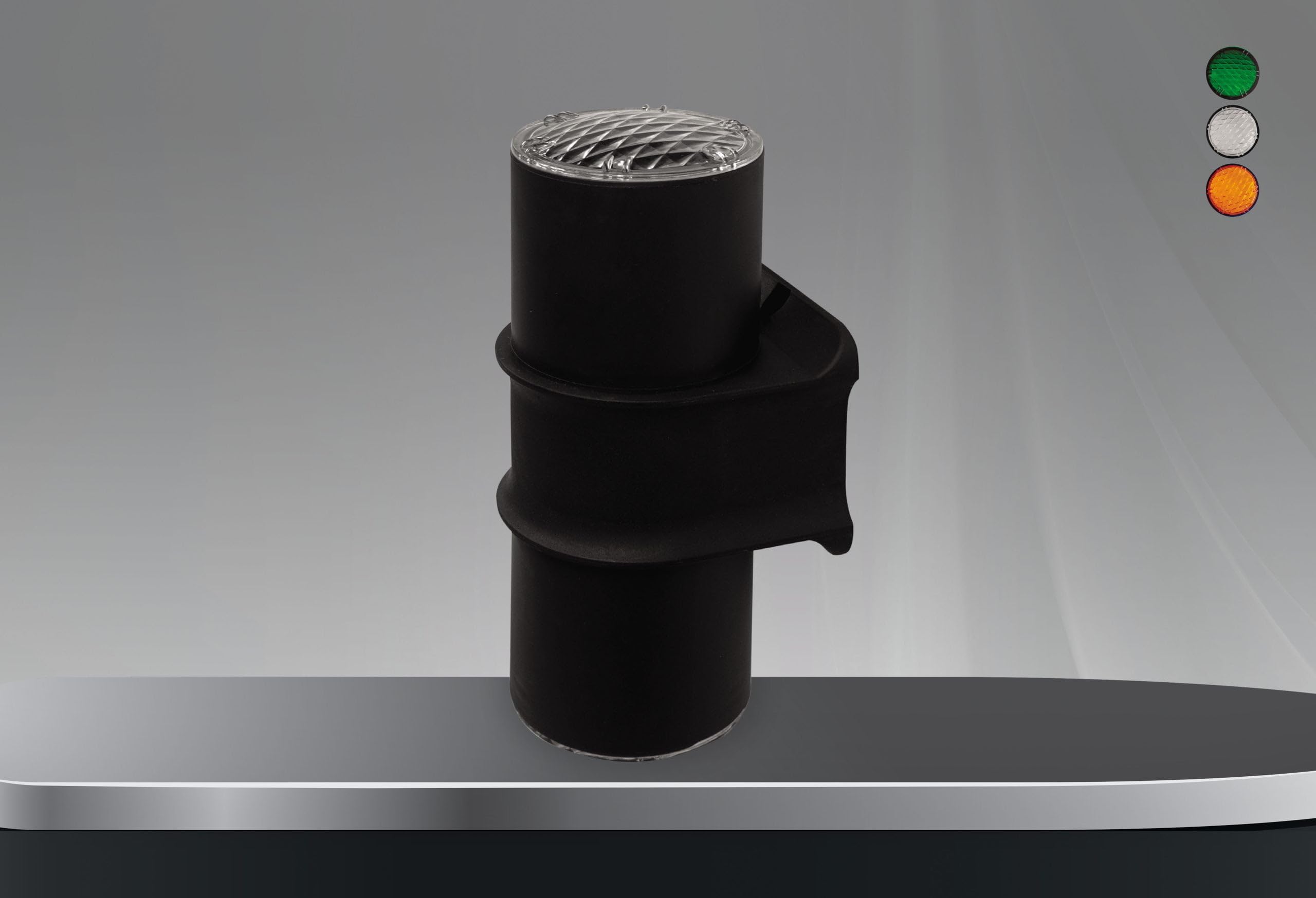 Çiftli Çağlayan Aplik IP54 Dış Mekan Zita Beyaz, Günışığı, Yeşil, Turuncu Işık Bahçe Aydınlatma Duvar Apliği + 2 Adet Gu10 Led Ampul (Turuncu)