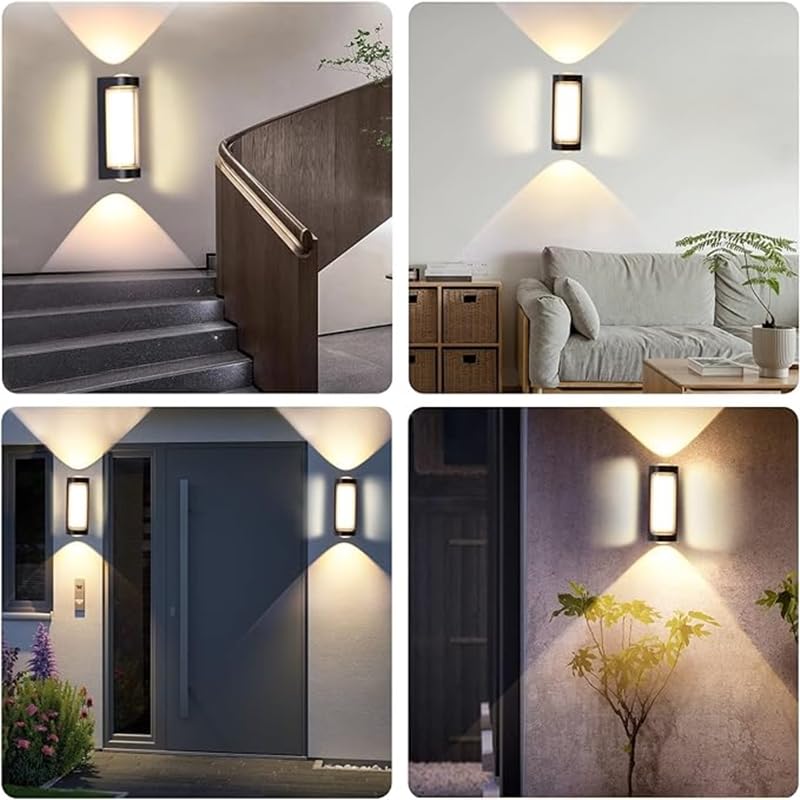 Ucuz Geldi Dekoratif 3 Yönlü Led Aydınlatma 9w 3200K Gün Işığı İç ve Dış Mekan Cata Lara Led Aplik Duvar Lambası