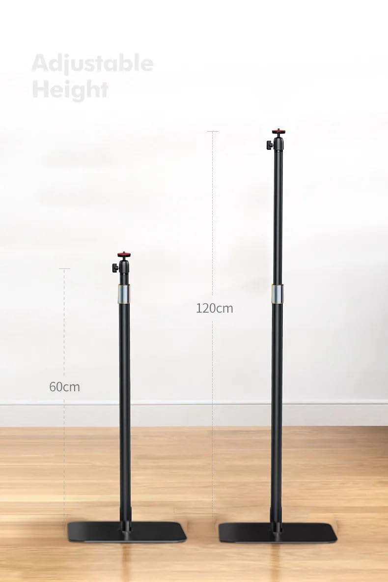 Coverzone Profesyonel Projeksiyon, Kamera ve Fotoğraf Makinesi Standı 120cm 2.7kg Ağırlığında Portatif Yüksekliği Ayarlanabilir Stant TY-L01