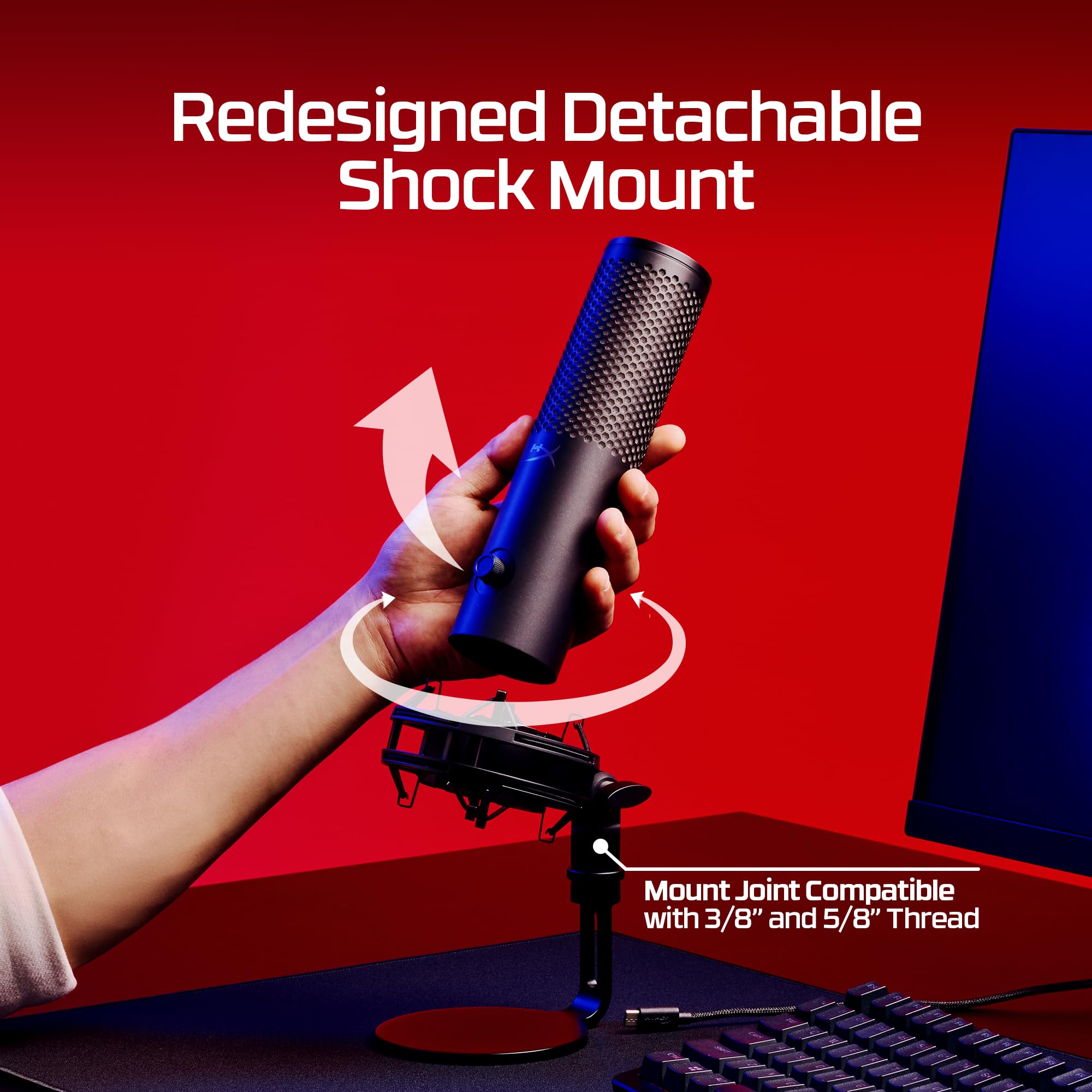 HyperX QuadCast 2 S - USB Microphone Siyah