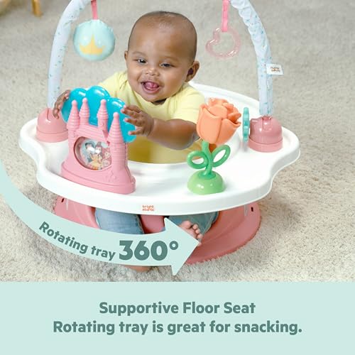 Bright Starts Disney Princess Superseat By Bright Starts, Oturma, Oyun Süresi Ve Yemekler İçin Eğlenceli Bebek Sandalyesi