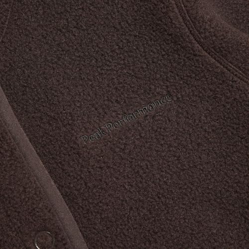 Peak Performance W Fleece Snap Cardigan Kadın Kahverengi Outdoor Polar G78131180