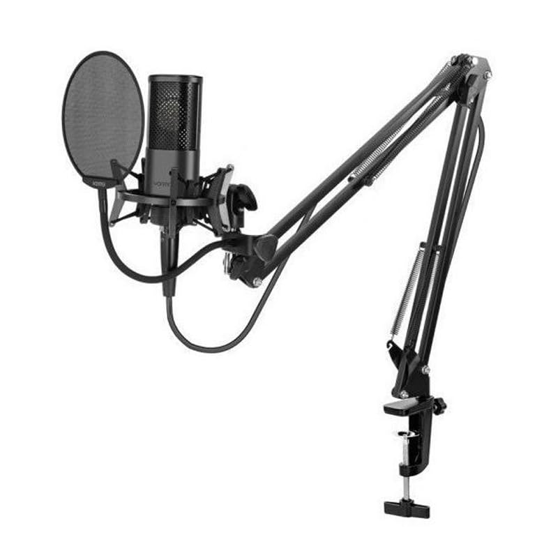 Coverzone Yanmai Bilgisayar Standlı Mikrofon Profesyonel Podcast Mikrofon Kiti Tak Çalıştır USB Kablolu Pc Dizüstü Bilgisayar Için Vlog Canlı Yayın (Micpro X2)