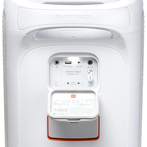 JBL Partybox Stage320, Bluetooth Hoparlör, Beyaz