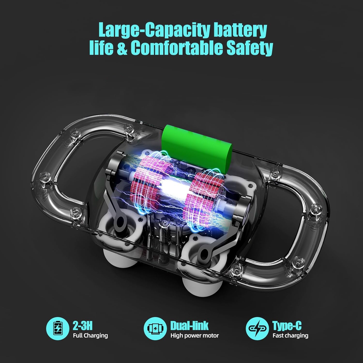 Coverzone Masaj Aleti Güçlü Motorlu Bel ve Sırt Kas Masaj Tabancası Kol ve Bacak Masajı 30W Type-C Hızlı Şarj Girişli 4 Masaj Başlıklı Beyaz Renk (HY-ST2024 - Beyaz)