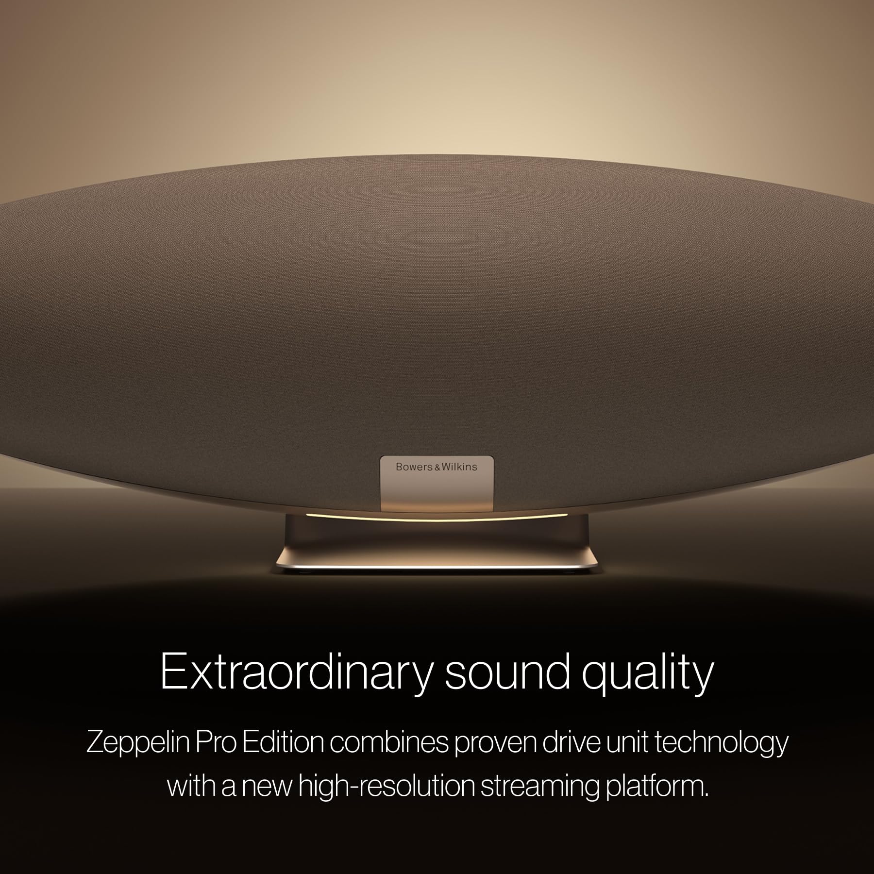 Bowers & Wilkins Zeppelin Pro Edition Solar Gold Hoparlör