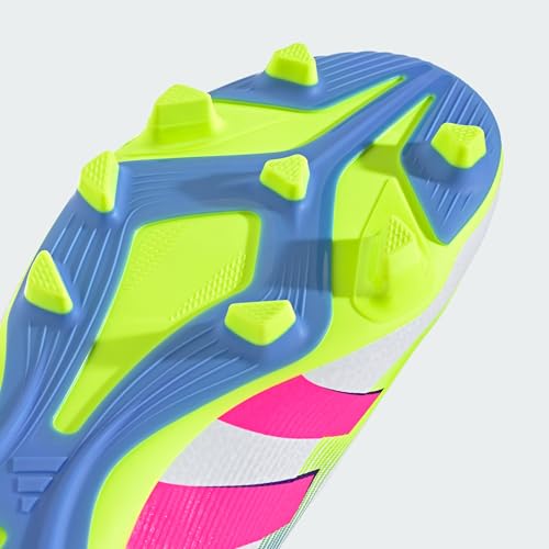 adidas Unisex Yetişkin PREDATOR CLUB FG/MG Futbol Ayakkabısı (Sert Zemin) FTWWHT/LUCPNK/LUCLEM 42