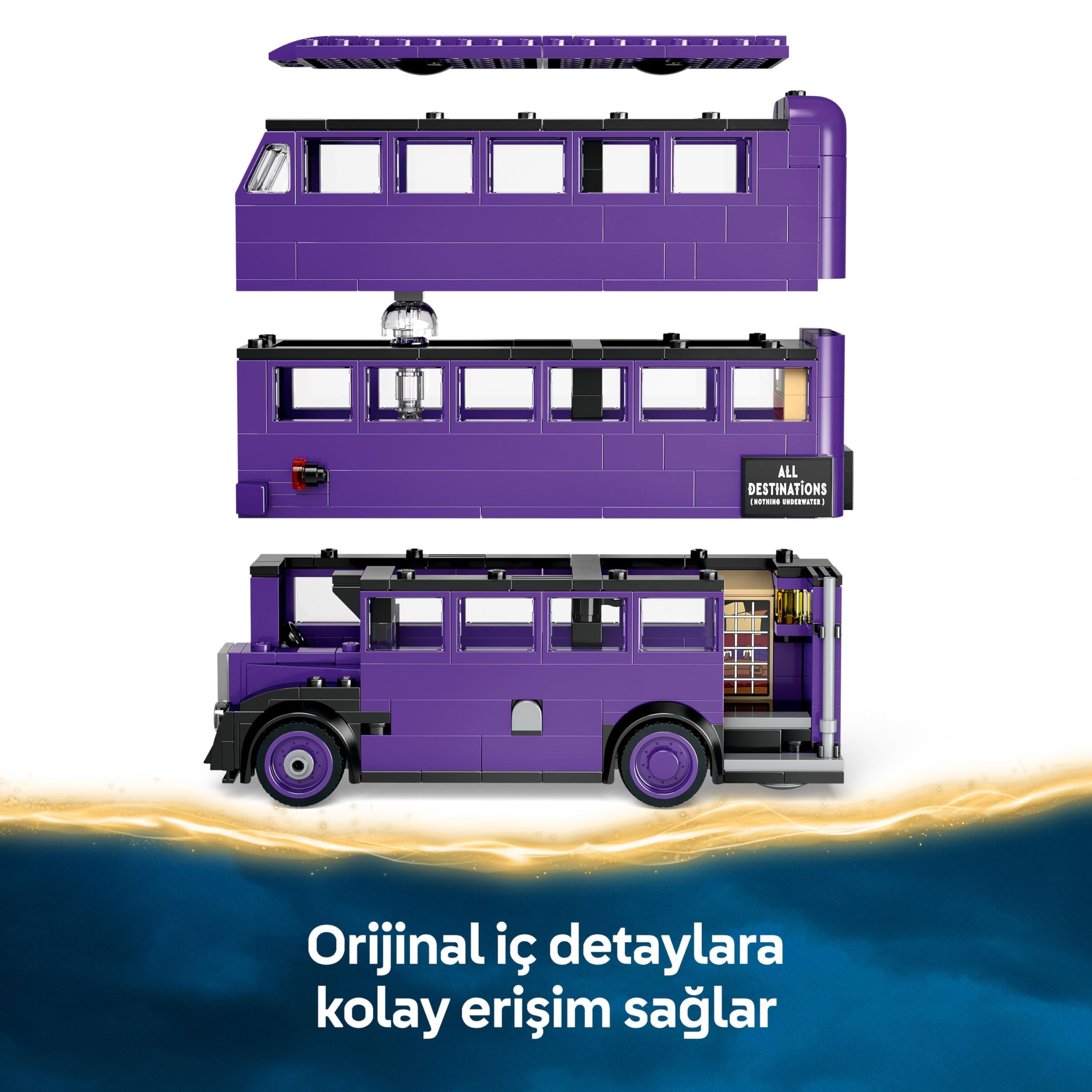 LEGO Harry Potter Hızır Otobüs Macerası 76446-8 Yaş ve Üzeri Çocuklar ve Yetişkinler için Benzersiz Sihirli Araç Modeli Yapım Seti, Doğum Günü Hediyesi (499 Parça)