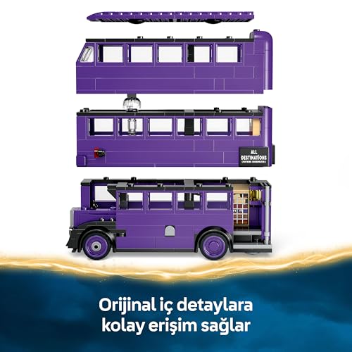 LEGO Harry Potter Hızır Otobüs Macerası 76446-8 Yaş ve Üzeri Çocuklar ve Yetişkinler için Benzersiz Sihirli Araç Modeli Yapım Seti, Doğum Günü Hediyesi (499 Parça)