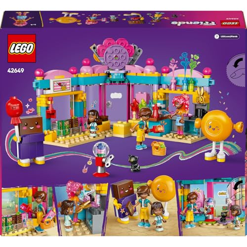 LEGO Friends Heartlake City Şekerci Dükkanı 42649-6 Yaş ve Üzeri Kız ve Erkek Çocukları için Mini Be