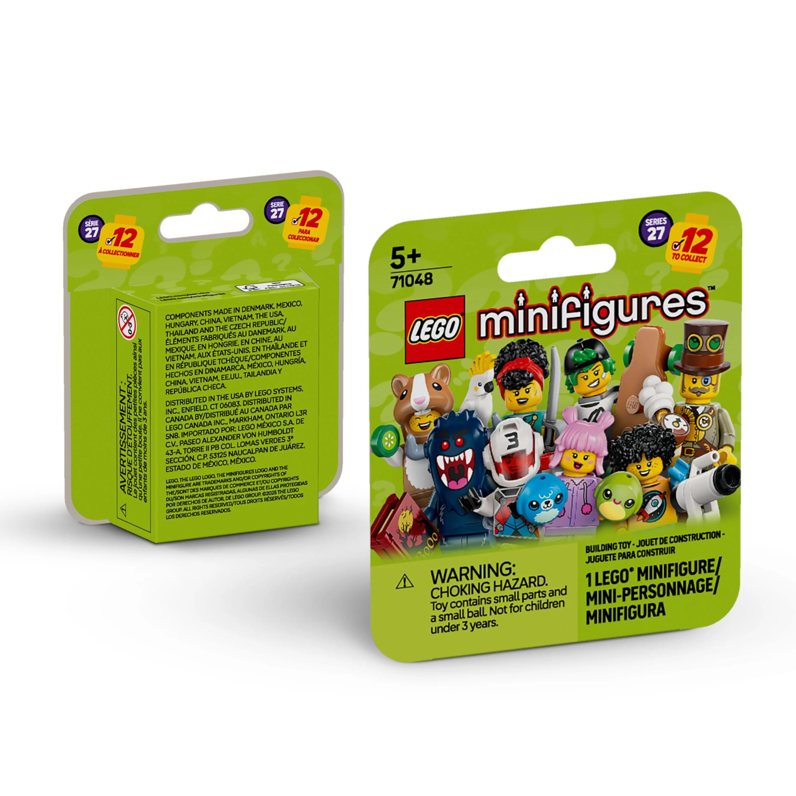 LEGO Minifigures Seri 27 71048 – 5 Yaş ve Üzeri Kız ve Erkek Çocukları için Koleksiyonluk Gizemli Kutu Yapım Seti