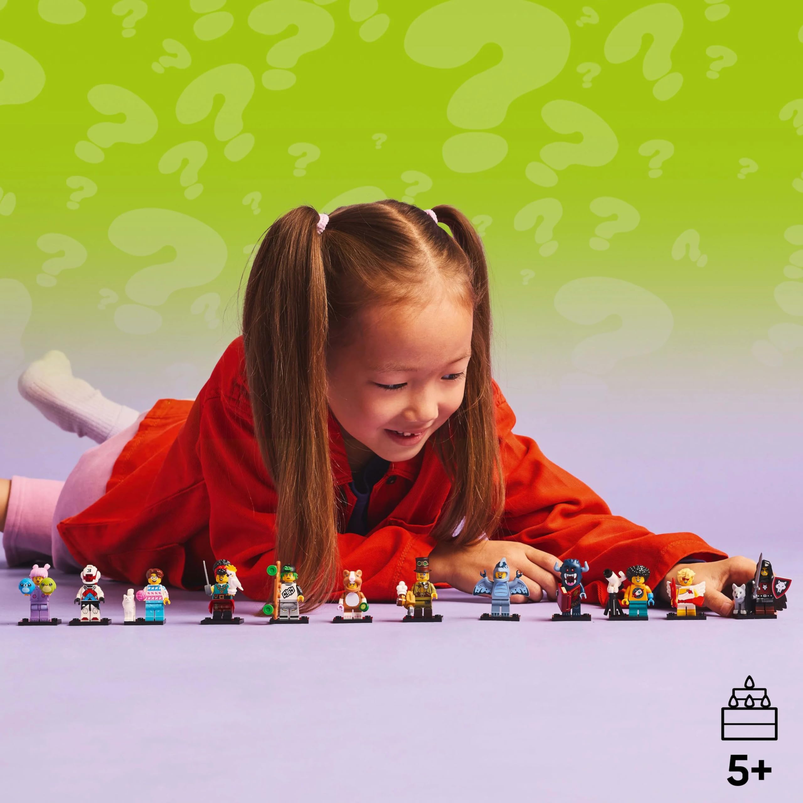 LEGO Minifigures Seri 27 71048 – 5 Yaş ve Üzeri Kız ve Erkek Çocukları için Koleksiyonluk Gizemli Kutu Yapım Seti