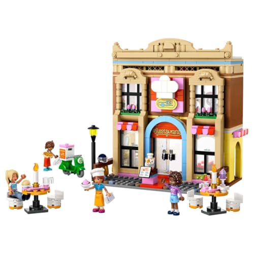 LEGO Friends Restoran ve Aşçılık Okulu 42655-8 Yaş ve Üzeri Erkek ve Kız Çocukları için Mini Bebek İçeren Yaratıcı Oyuncak Yapım Seti, Doğum Günü Hediyesi (896 Parça)