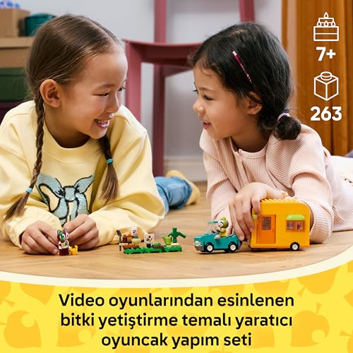 LEGO Animal Crossing Leif Karavan ve Bahçe Dükkanı 77054, 7 Yaş ve Üzeri Kız ve Erkek Çocukları İçin Oyuncak Yapım Seti, Doğum Günü Hediyesi Fikri (263 Parça)