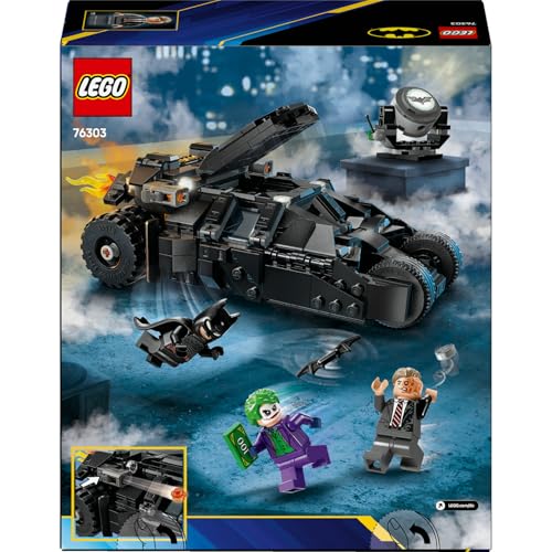 LEGO DC Batman: Batman Tumbler, Two-Face ve Joker’e Karşı 76303-8 Yaş ve Üzeri Çocuklar İçin Yaratıcı Oyuncak Yapım Seti, Doğum Günü Hediyesi (429 Parça)