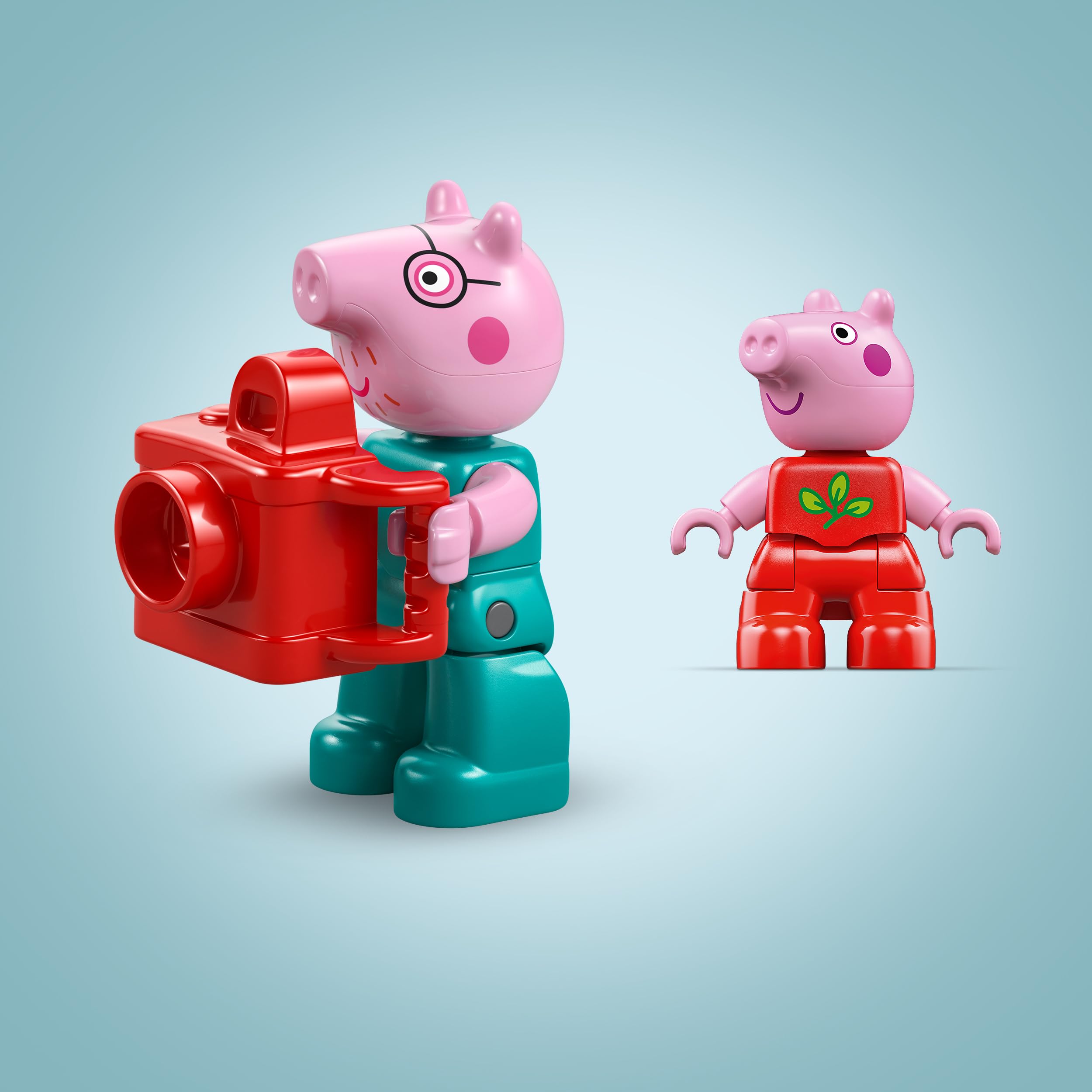 LEGO DUPLO Peppa Pig Kamp Gezisi 10452-2 Yaş ve Üzeri Kız ve Erkek Çocuklar için Çadır, Kano, Kamp Ateşi ve 2 Figür İçeren Küçük Kas Becerileri ve Renk Eşleştirme Yaratıcı Yapım Seti (32 Parça)