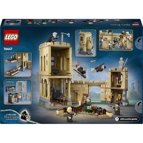 LEGO Harry Potter Hogwarts Şatosu: Uçuş Dersleri 76447-9 Yaş ve Üzeri Çocuklar ve Yetişkinler için Koleksiyonluk Oyuncak Yapım Seti, Doğum Günü Hediyesi (651 Parça)
