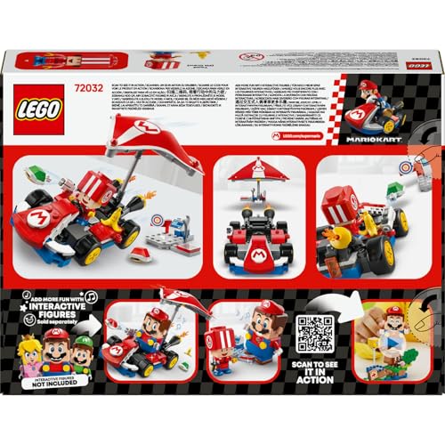 LEGO Super Mario: Mario Kart – Standard Kart 72032, 7 Yaş ve Üzeri Erkek ve Kız Çocukları için Yaratıcı Oyuncak Yapım Seti, Toad Figürü ve Fazlası, Doğum Günü Hediyesi (174 Parça)