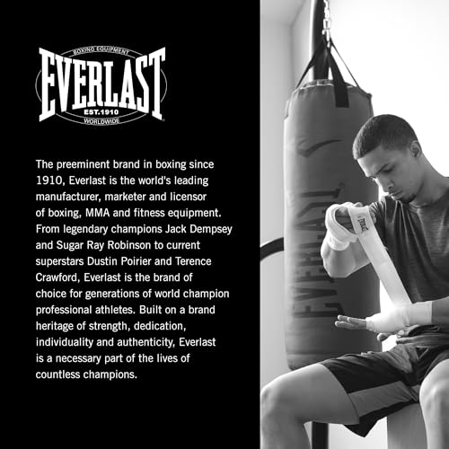 Everlast Hedef Sistemi ve Hava Pompalı Bağımsız Şişme Kum Torbası - Kararlı Su Tabanlı Çocuk Boks Eğitim Ekipmanları - Ev Fitness ve Egzersiz için Dayanıklı PVC Ayakta Çanta