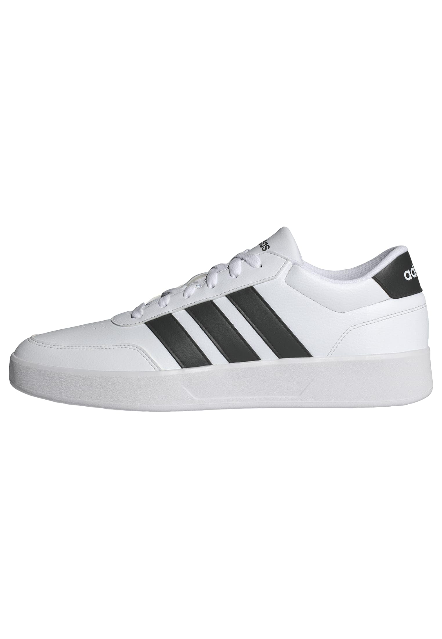 adidas BREAKNET 3.0 Erkek Ayakkabı Düşük Taban (Futbol Dışı), ftwr white/core black/ftwr white, 40 2/3