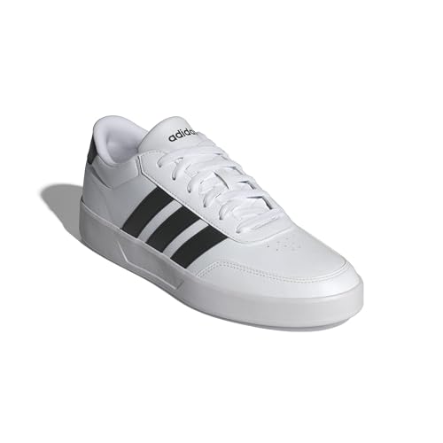 adidas BREAKNET 3.0 Erkek Ayakkabı Düşük Taban (Futbol Dışı), ftwr white/core black/ftwr white, 40 2/3