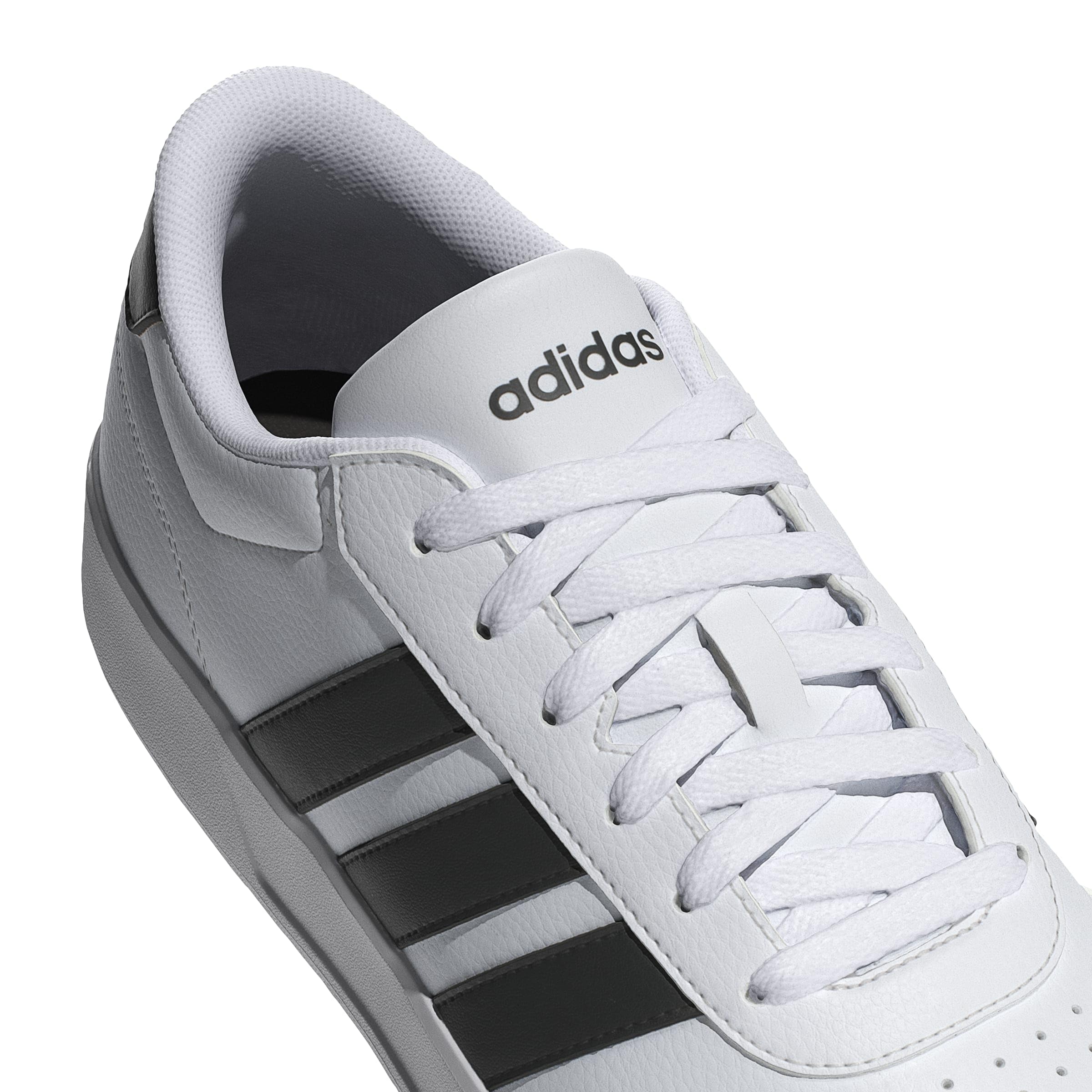 adidas BREAKNET 3.0 Erkek Ayakkabı Düşük Taban (Futbol Dışı), ftwr white/core black/ftwr white, 40 2/3