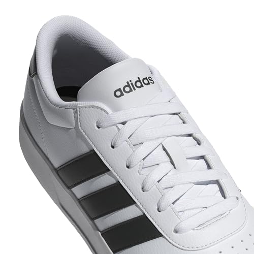 adidas BREAKNET 3.0 Erkek Ayakkabı Düşük Taban (Futbol Dışı), ftwr white/core black/ftwr white, 40 2/3