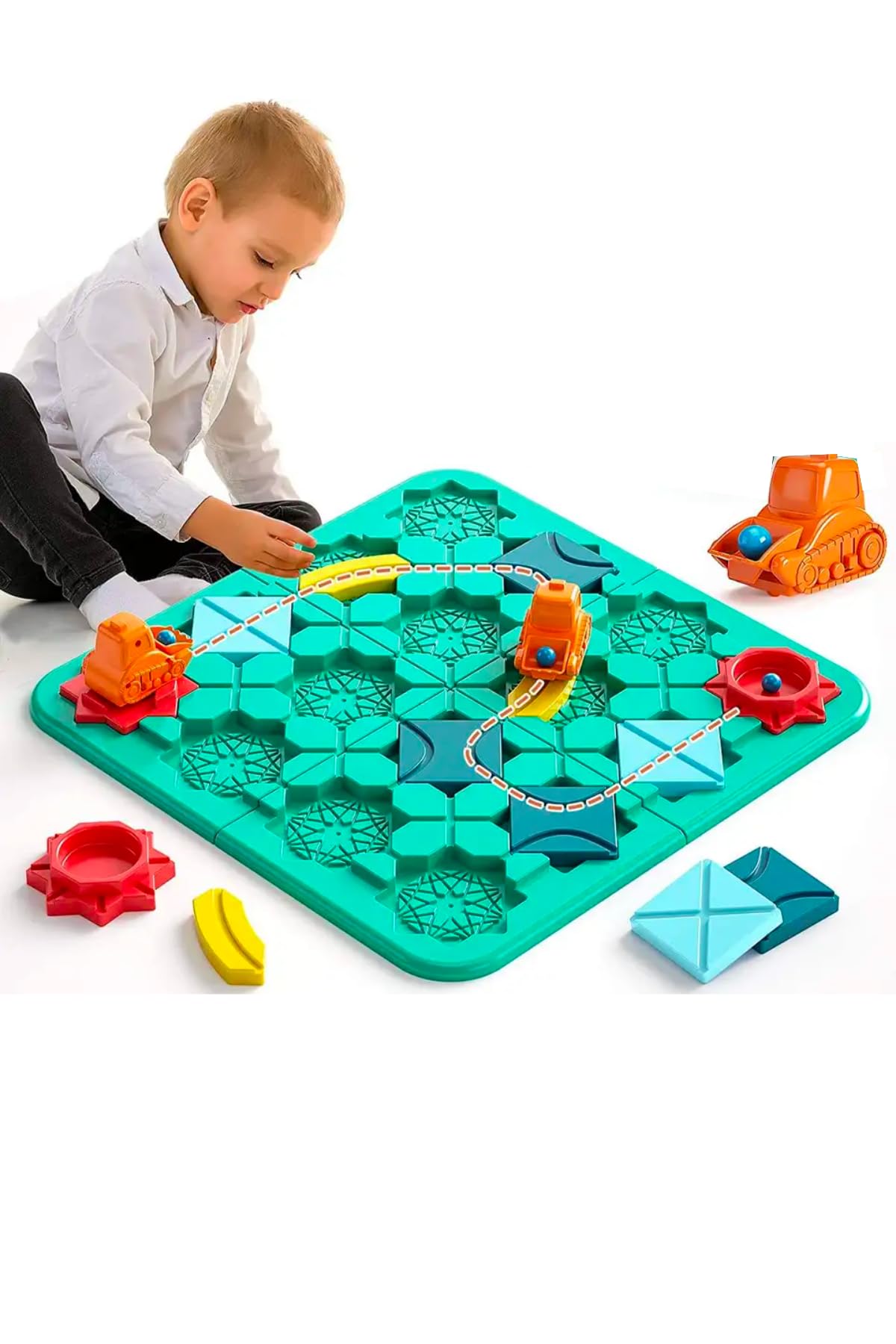 HESTİNYA TOYS Code & Go Kodlama Oyuncağı, Stem, Mantıksal Yol Oluşturma Oyuncağı, Eğitici Oyuncak, Yaratıcı Düşünme, Akıl ve Zeka Gelişimi