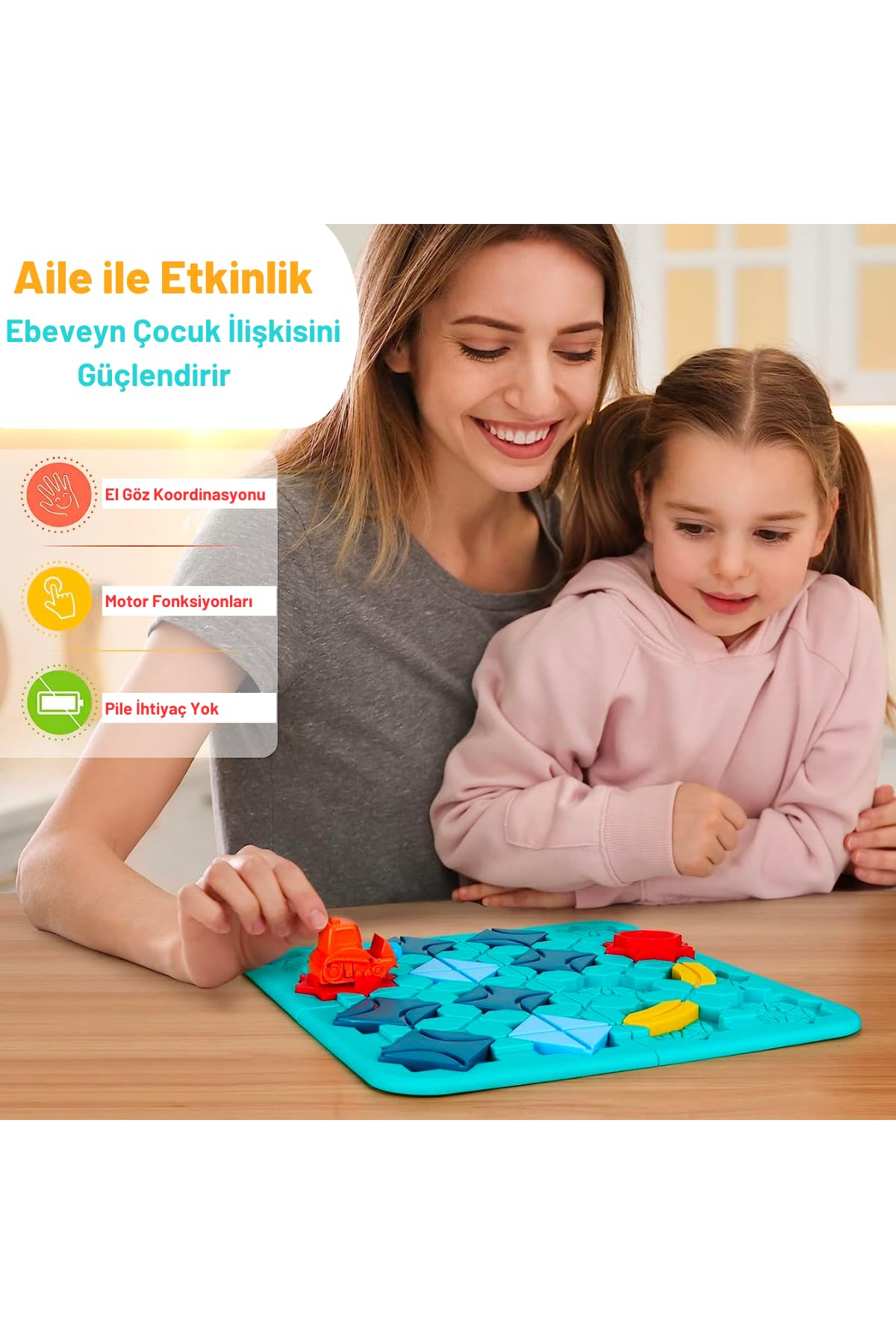 HESTİNYA TOYS Code & Go Kodlama Oyuncağı, Stem, Mantıksal Yol Oluşturma Oyuncağı, Eğitici Oyuncak, Yaratıcı Düşünme, Akıl ve Zeka Gelişimi