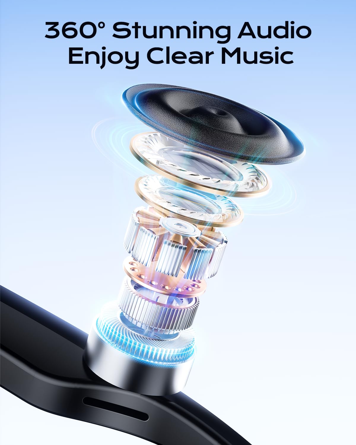XO Simple is Beauty Akıllı Bluetooth Gözlükler, Dahili Mikrofon ve Hoparlörler, Erkekler ve Kadınlar için Akıllı Kablosuz Kulaklık Güneş Gözlükleri, Atletik/Dış Mekan UV Koruması ve Ses Kontrolü,