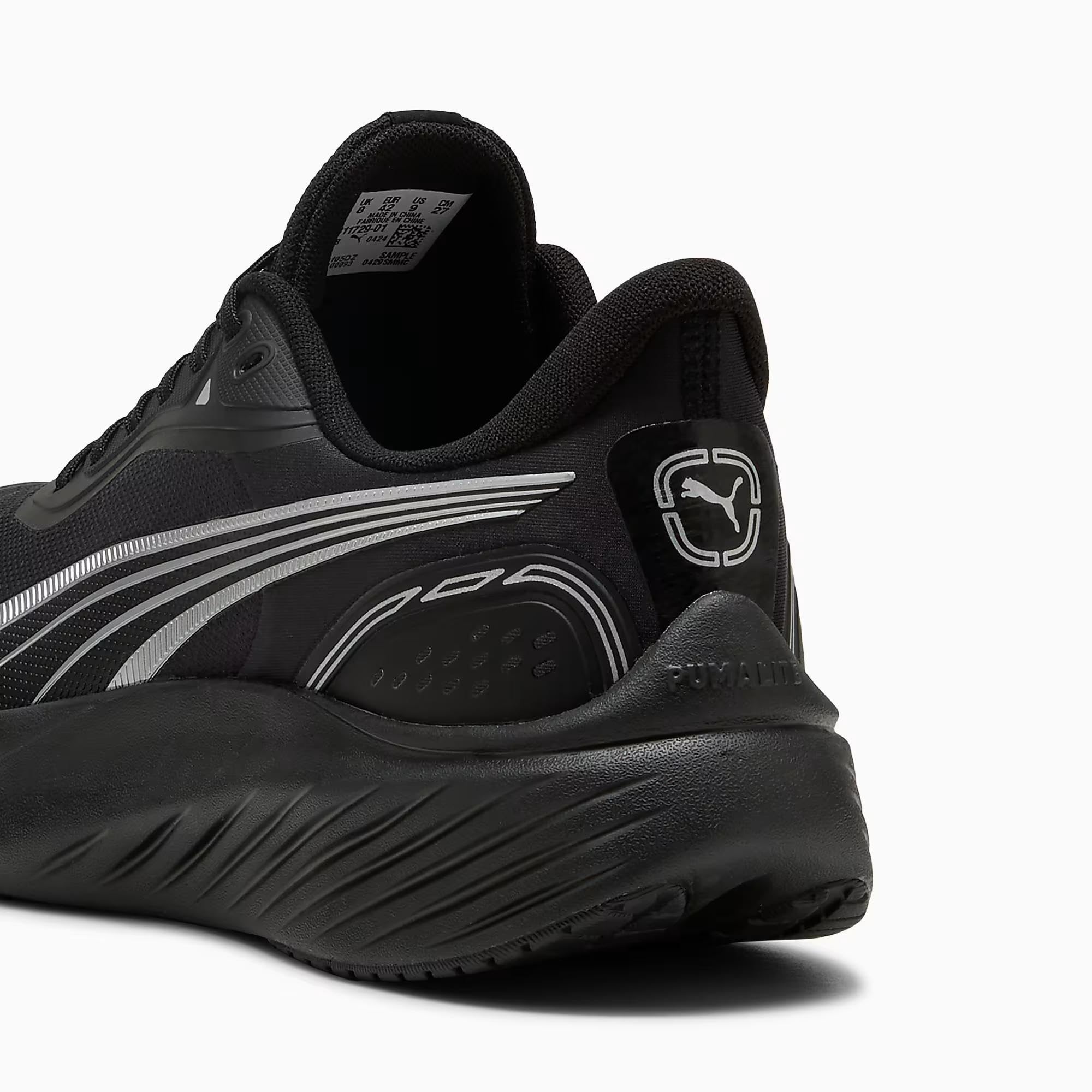 PUMA Unisex Yetişkin Pounce Lite PTX Spor Ayakkabı PUMA Black-PUMA White 43