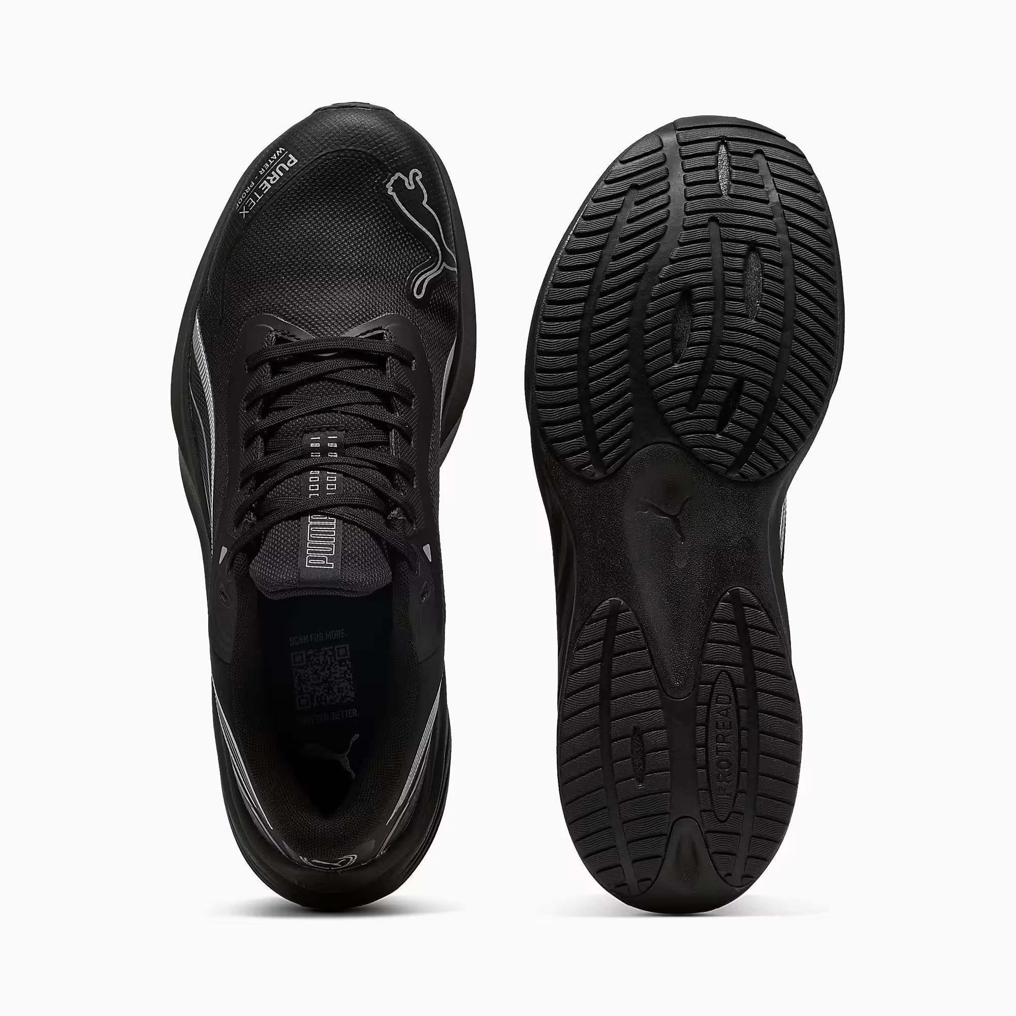 PUMA Unisex Yetişkin Pounce Lite PTX Spor Ayakkabı PUMA Black-PUMA White 44.5