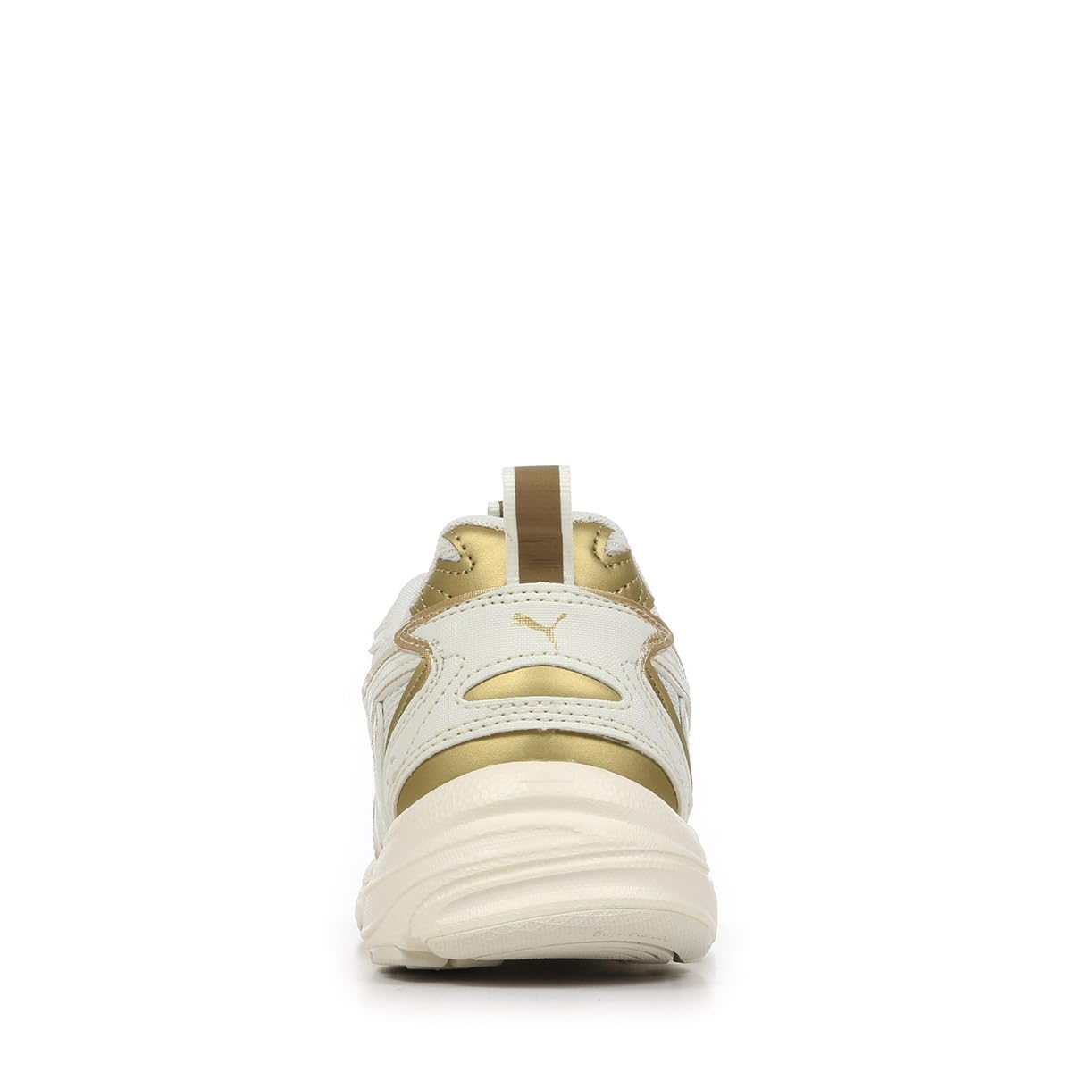 PUMA Kadın Milenio tech Wmns DayINight Spor Ayakkabı Vapor Gray-Gold-Warm White 37.5