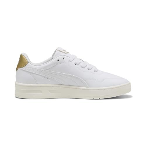 PUMA Kadın Court Lally DayINight Spor Ayakkabı PUMA White-PUMA White-Gold 35.5