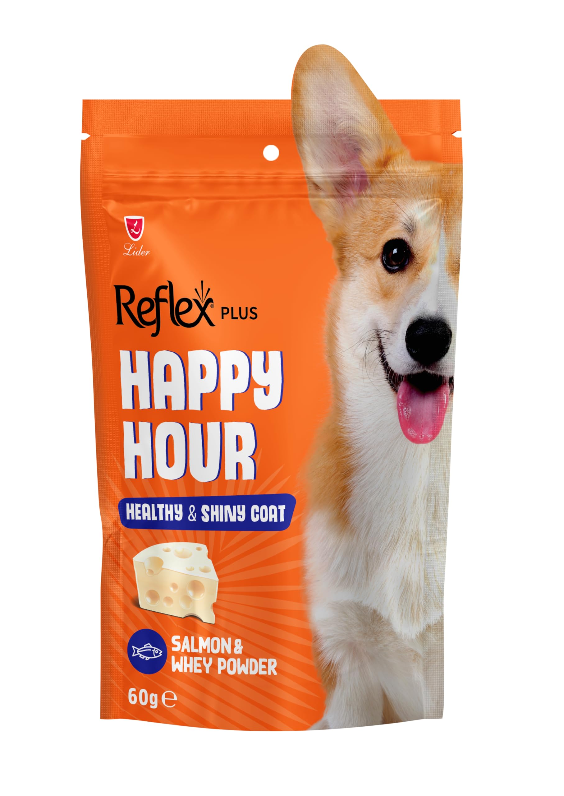 Reflex Happy Hour Sağlikli Ve Parlak Tüyler Için Destekleyici Köpek Ödül Mamasi 60 Gr