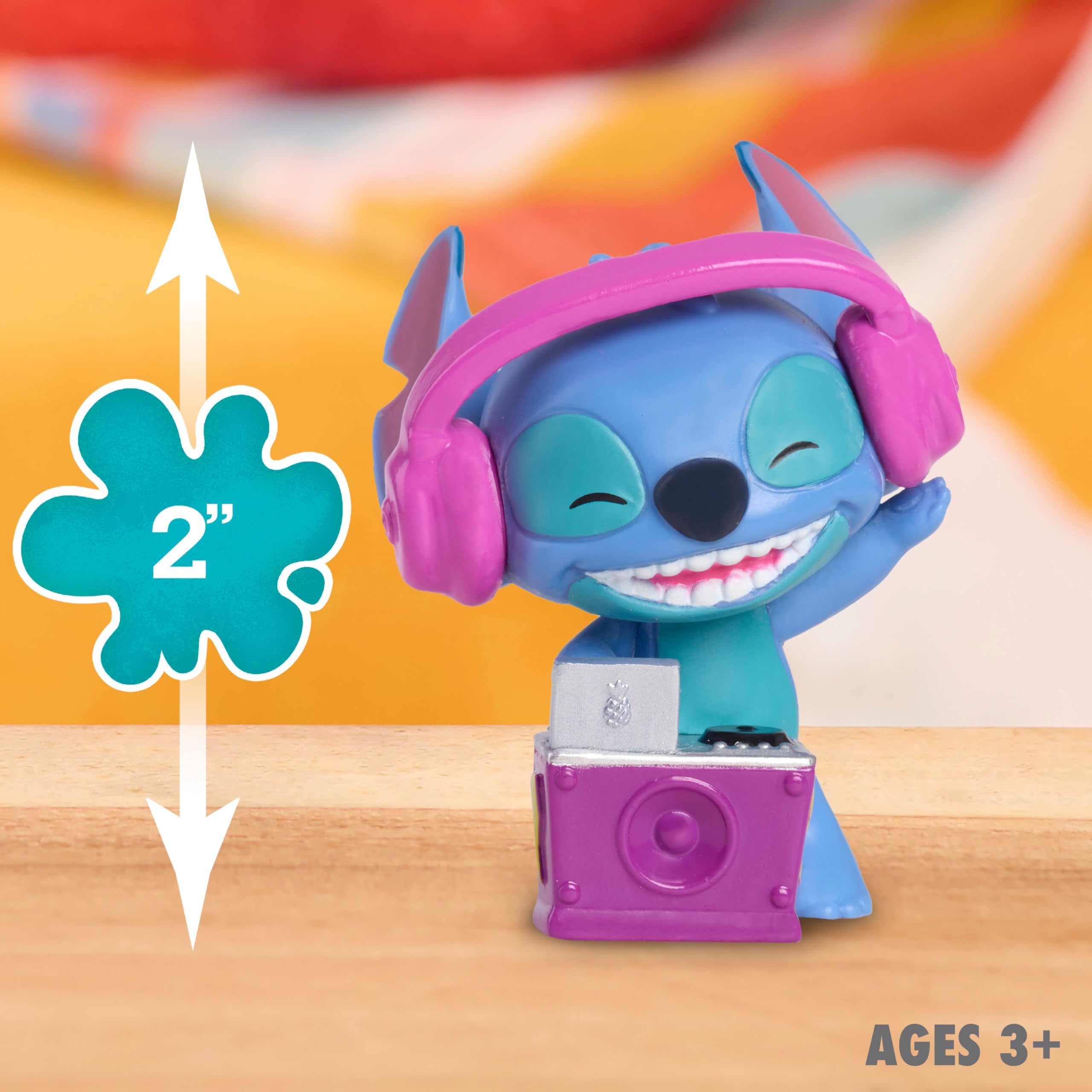 Just Play Disney Stitch That's So Stitch koleksiyon figürleri – Seri 2, stilize sürpriz figürler, 5 cm büyüklüğünde, 3 yaşından itibaren çocuk oyuncağı
