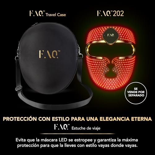 FAQ 200 Taşıma Çantası – FAQ 201 & 202 LED Işıklı Yüz Maskeleri için Dayanıklı Cilt Bakım Ürünü Saklama Çözümü – Hafif & Seyahat Dostu LED'li Yaşlanma Karşıtı Yüz Maskesi Çantası
