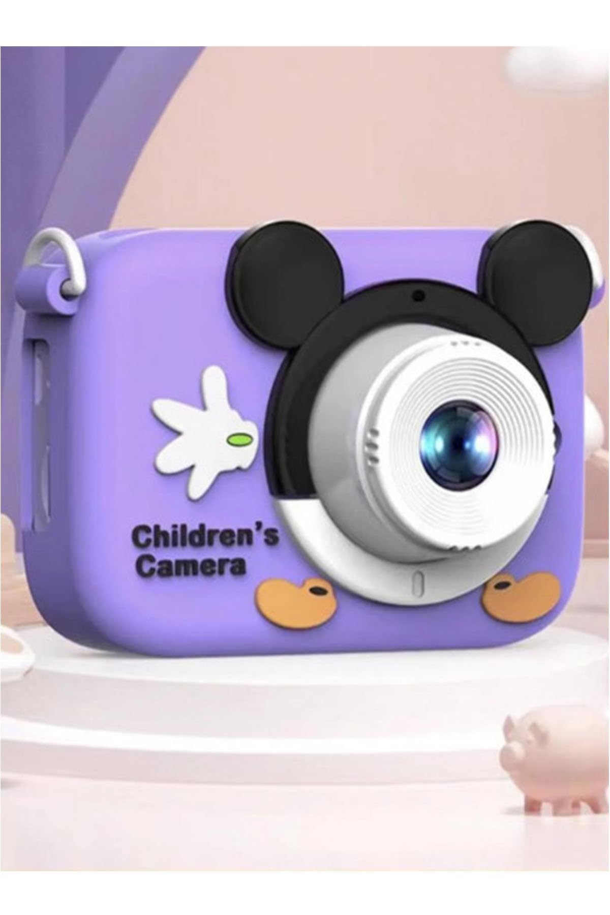 Mini 1080p Hd Çocuk Kamera Dijital Fotoğraf Makinesi 2.0 Inç Ekran 5 Adet Oyun