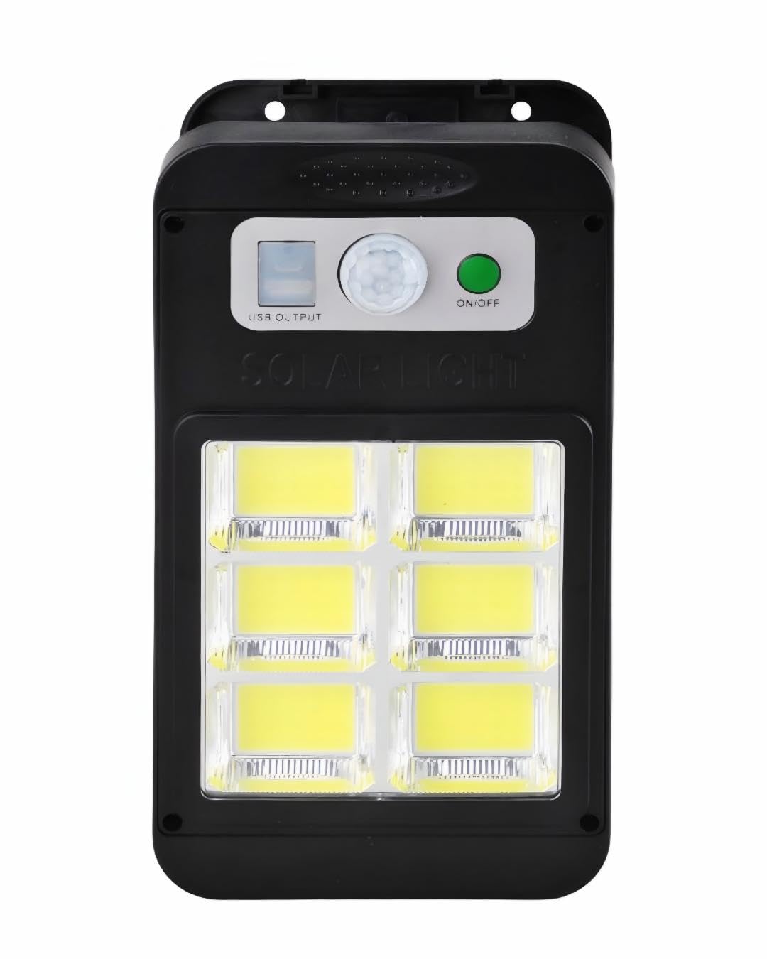 Kyrotech Solar Güneş Enerjili Lamba 6 Cop Beyaz Led Kıskaçlı Sokak Lambası Hareket Sensörlü Su Geçirmez Usb İle Telefon Şarj Özelliği Teras Veranda Bahçe Agaç Patika Garaj Balkon Dekorasyon Aydınlatma