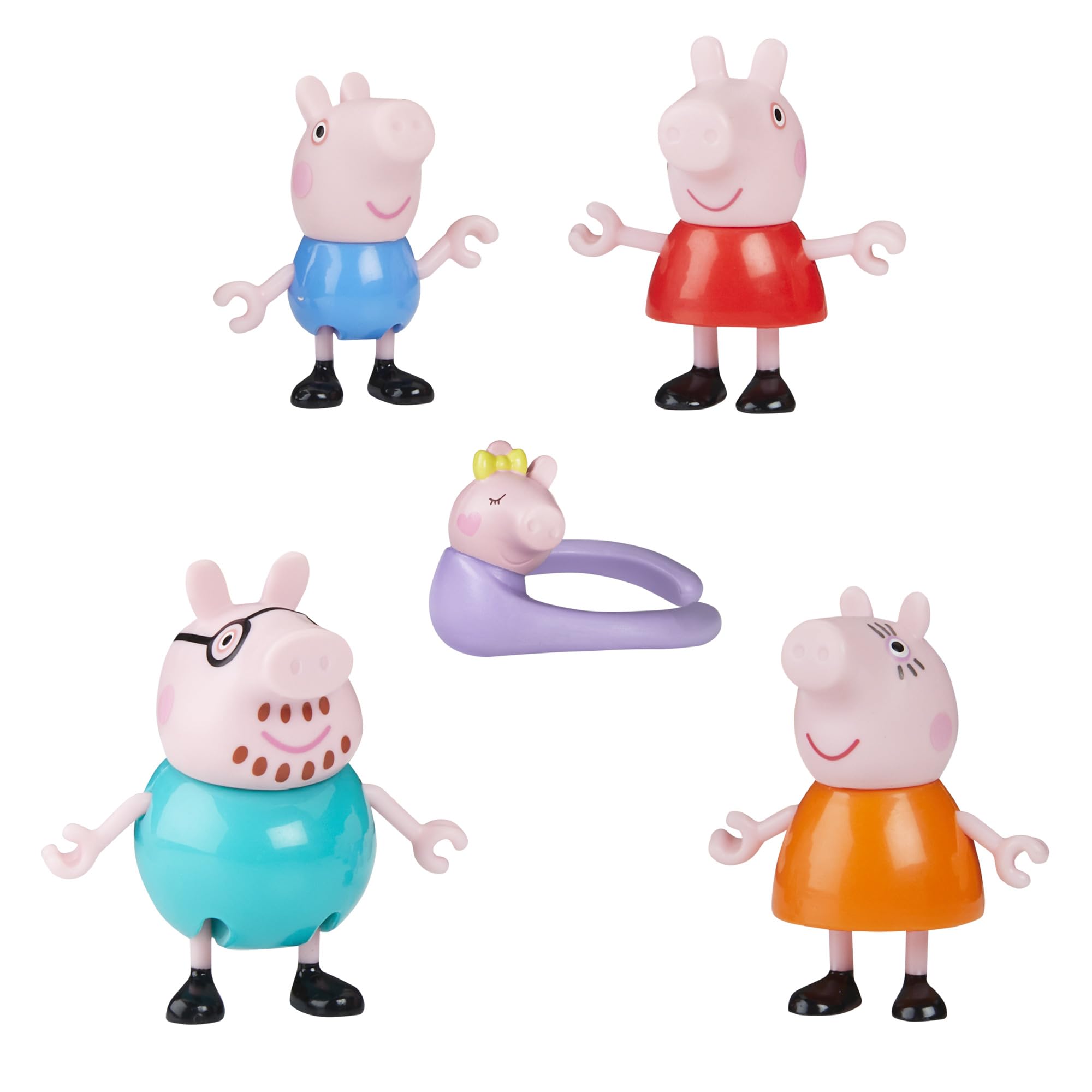 Peppa Pig Peppa'nın Beş Kişilik Ailesi Figür Seti