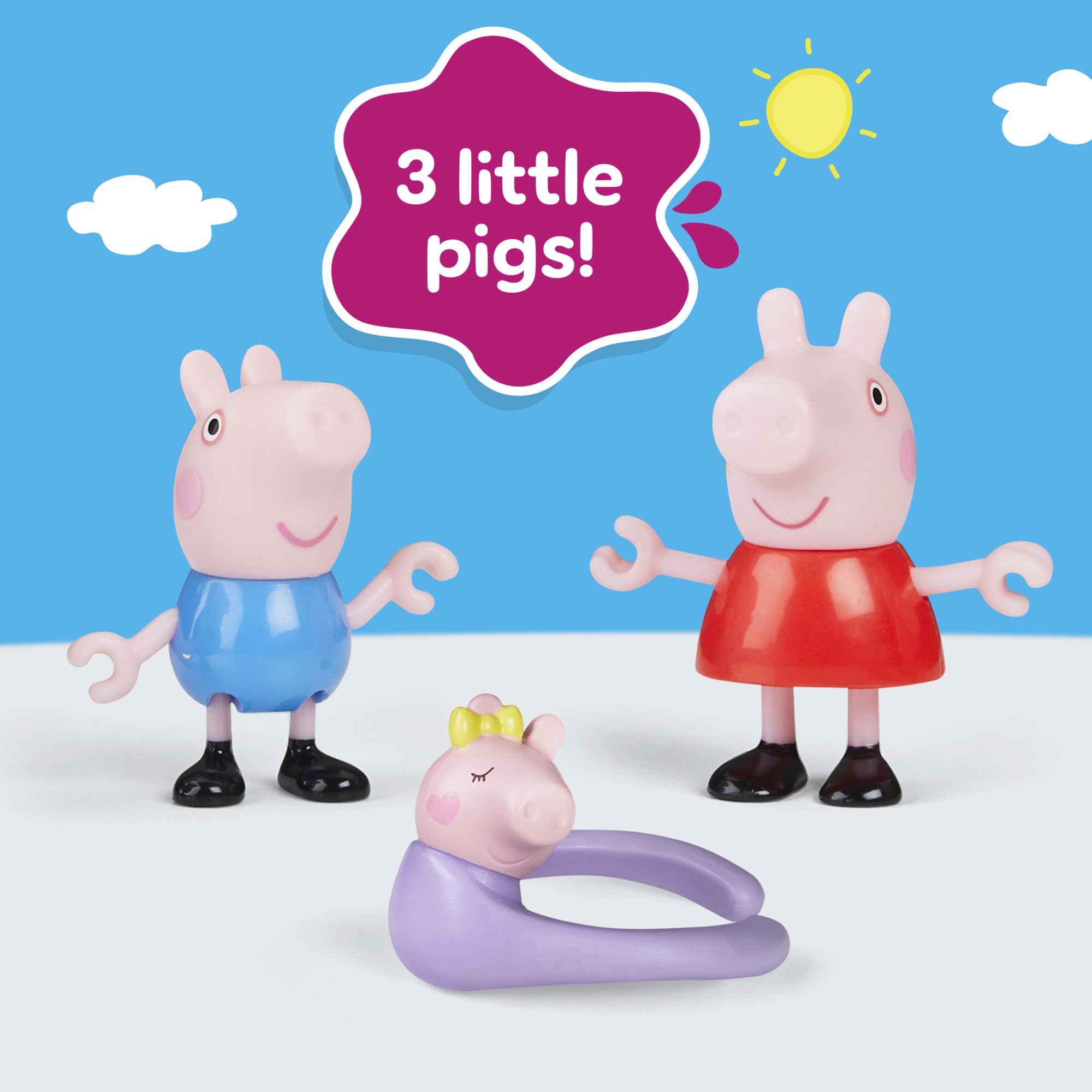 Peppa Pig Peppa'nın Beş Kişilik Ailesi Figür Seti