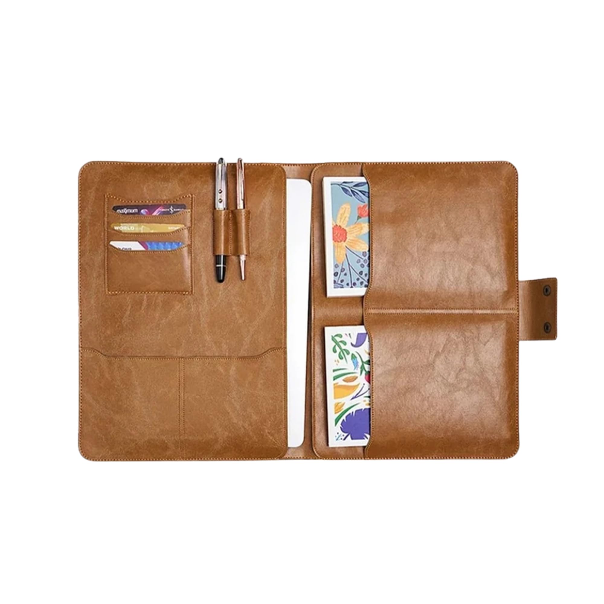 Organizer Evrak & Laptop & Tablet Çantası, Macbook Air Pro 13-14 Inç Uyumlu, Crazy Taba, S2073