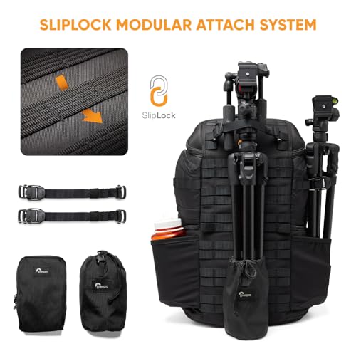 Lowepro ProTactic BP 450 AW III Kamera Sırt Çantası, 4 Noktalı Erişim, Profesyonel Kamera Çantası, DSLR/Dronlar/Aynasız, 16 inç'e kadar Dizüstü Bilgisayar, Yağmur Kapağı, Fotoğrafçı, Kameraman için