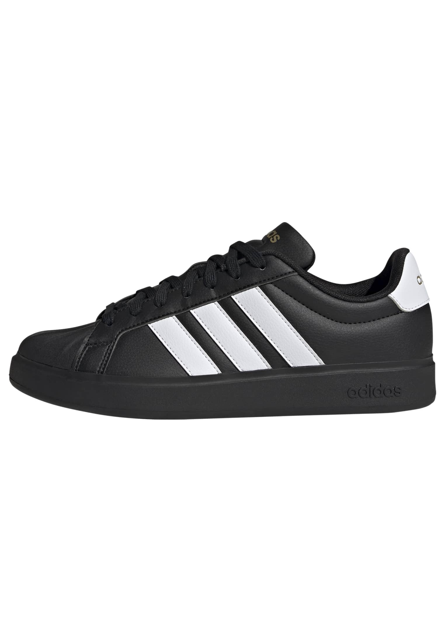 adidas STREETTALK Erkek Ayakkabı Düşük Taban (Futbol Dışı), core black/ftwr white/matte gold, 44 2/3