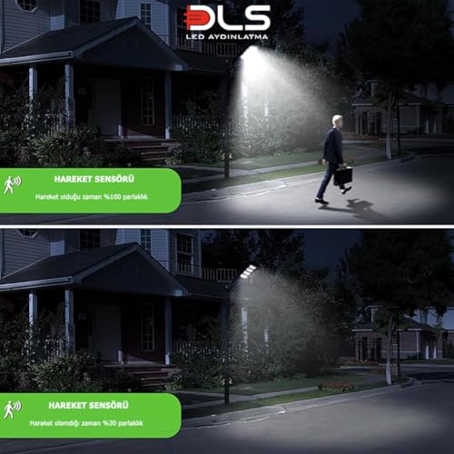 750W Solar Güneş Enerjili LED Bahçe & Çevre Aydınlatma Lambası Profesyonel Dış Mekan AG750