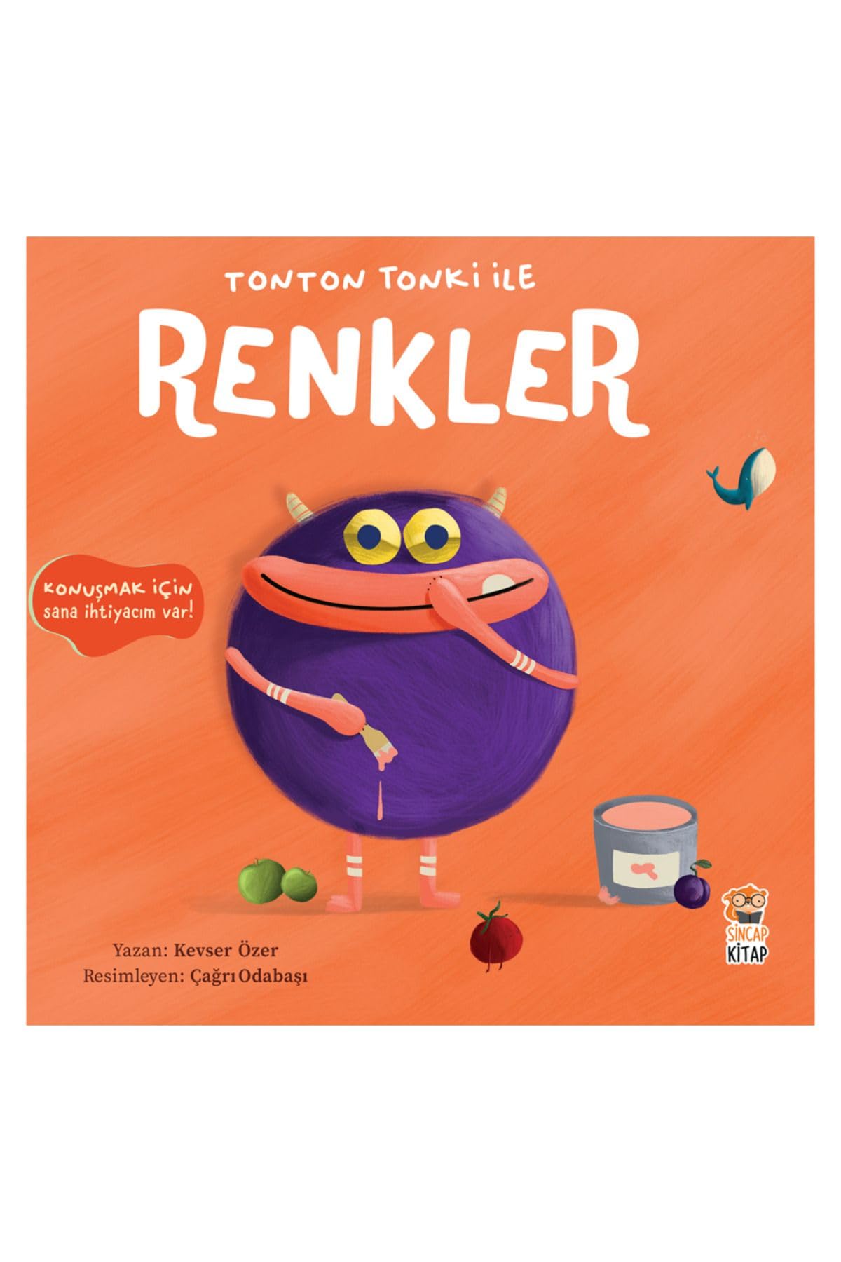 Tonton Toki ile Renkler Eğitici Aktivite Kitabı/0-3 Yaş Renkleri Öğrenmenin Eğlenceli Yolu
