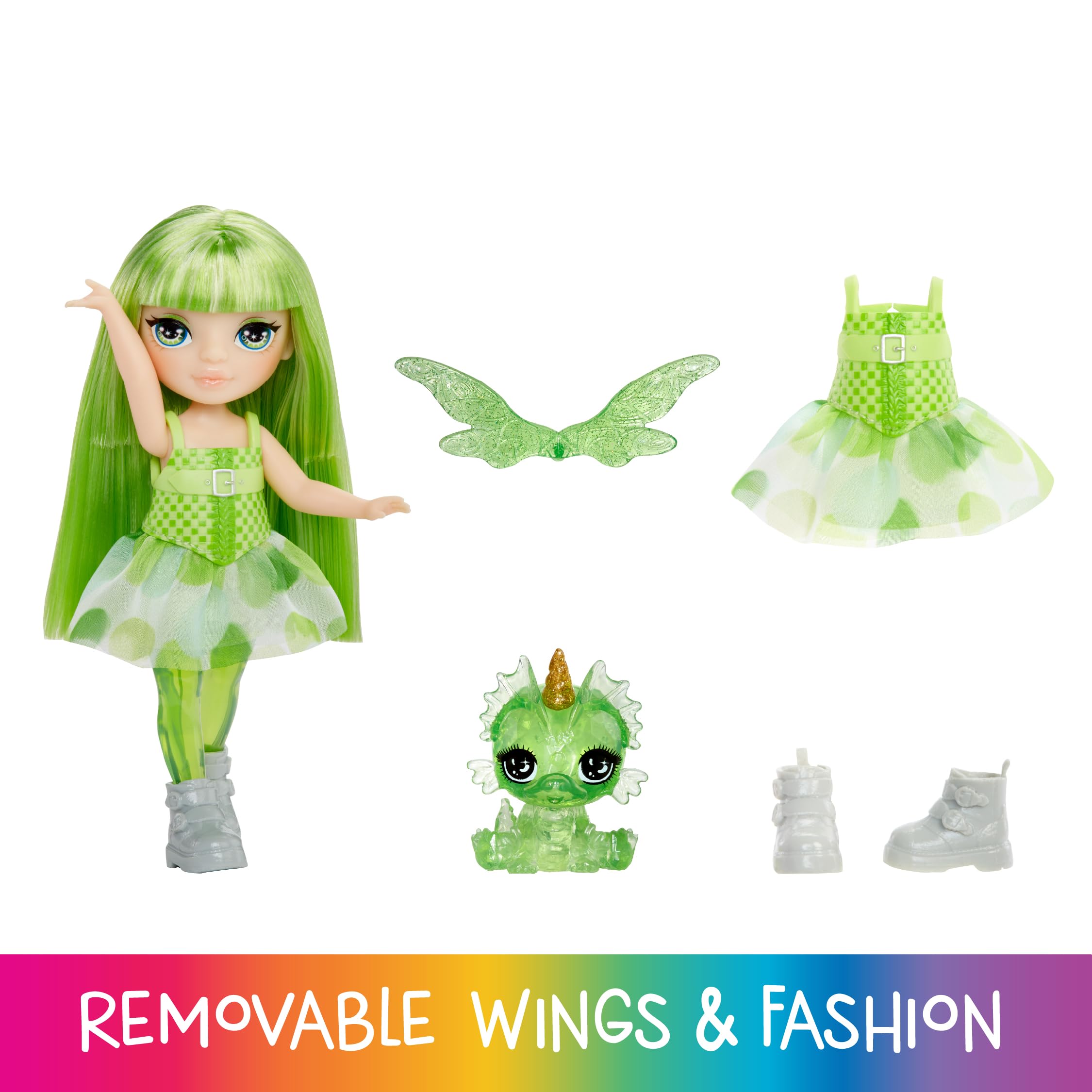 MGAE Entertainment RH Littles Gökkuşağı Perisi Bebekleri Emerald Hunter Oyuncak