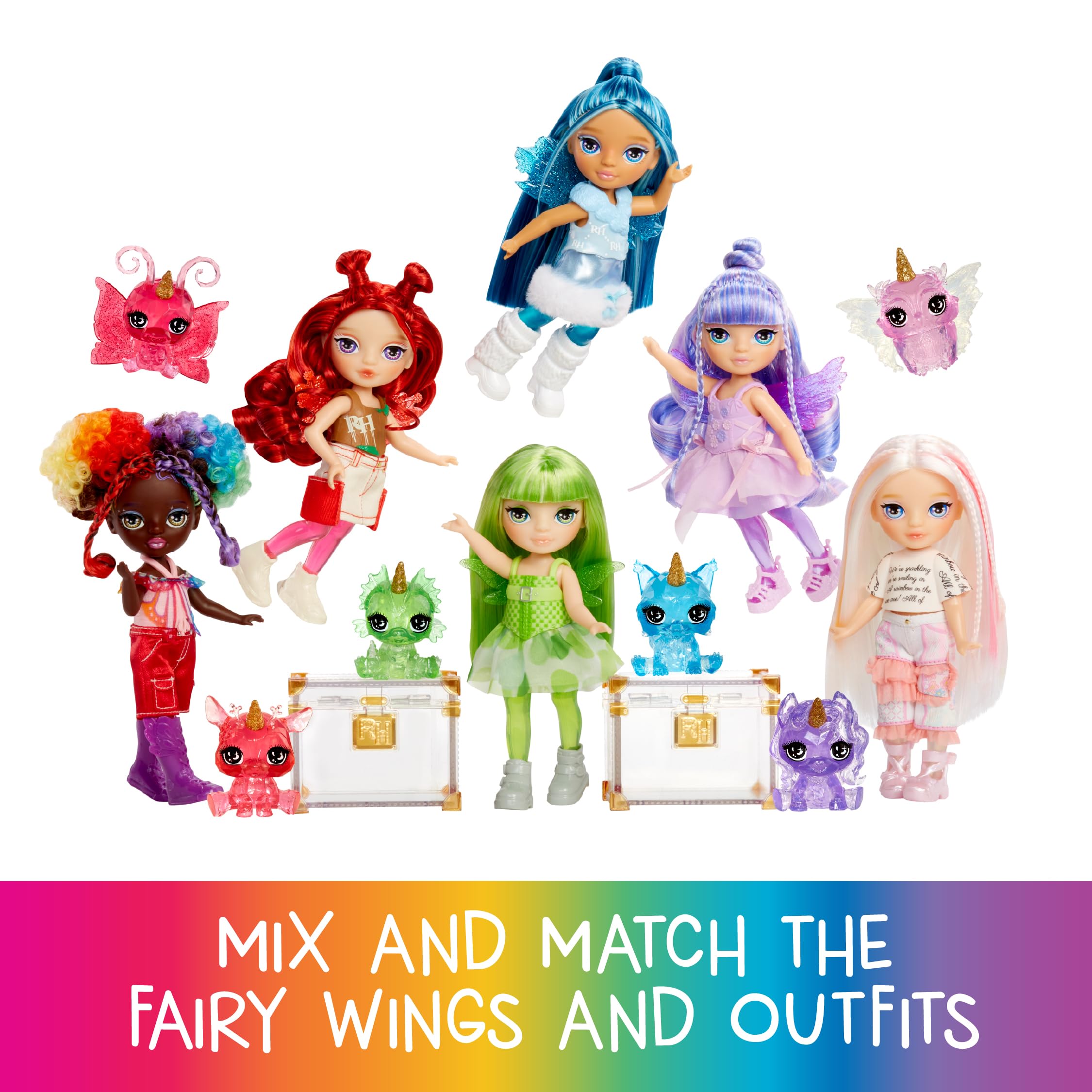 MGAE Entertainment RH Littles Gökkuşağı Perisi Bebekleri Sapphire Bradshaw Oyuncak