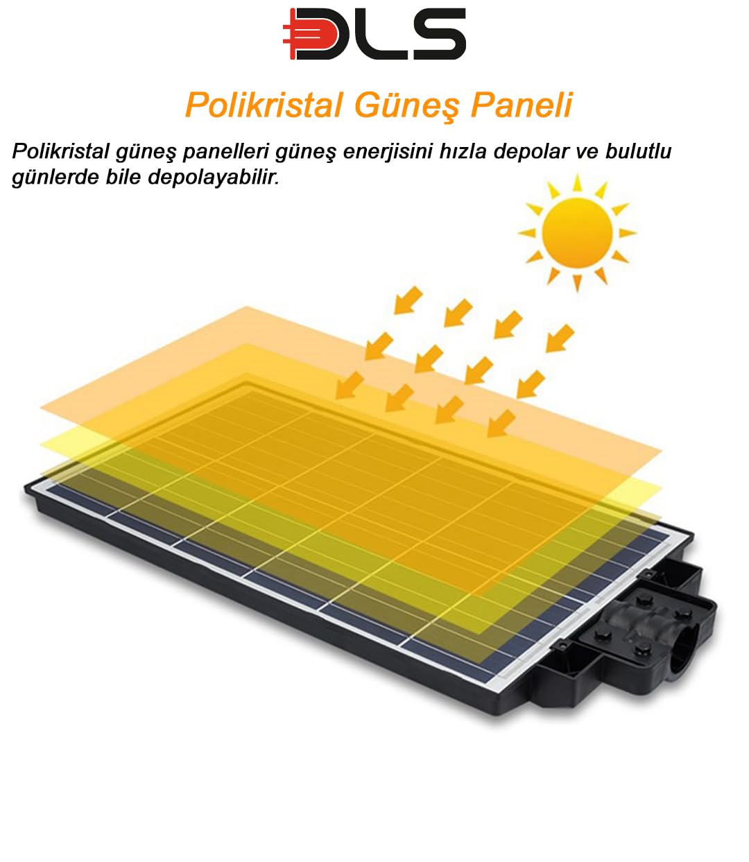 600W Solar Güneş Enerjili LED Bahçe & Çevre Aydınlatma Lambası Profesyonel Dış Mekan AG600